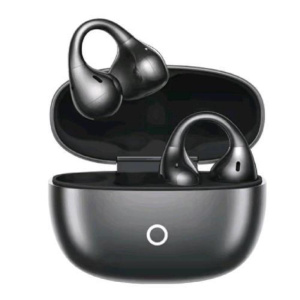 Realme buds clip auricolari bluetooth 5.4 con custodia di ricarica ip55 sound-lap next bass titanium black