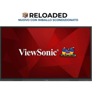 Viewsonic mon 75 touch 40tocchi 400cd 4k usbc hdmi usb mm cornice rigata