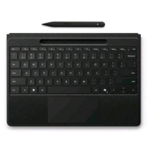 Microsoft surface flex keyboard + slim pen tastiera wireless layout italiano per surface pro 11th edition, surface pro 10 for business, surface pro 9, surface pro 8 nero