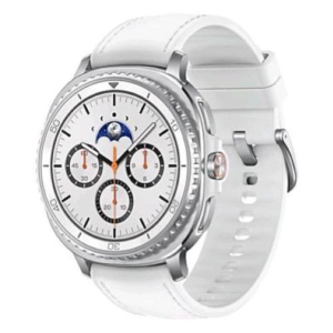 Samsung galaxy watch 8 classic 3,3 cm (1.3) amoled 46 mm digitale 438 x 438 pixel touch screen argento wi-fi gps (satellitare)