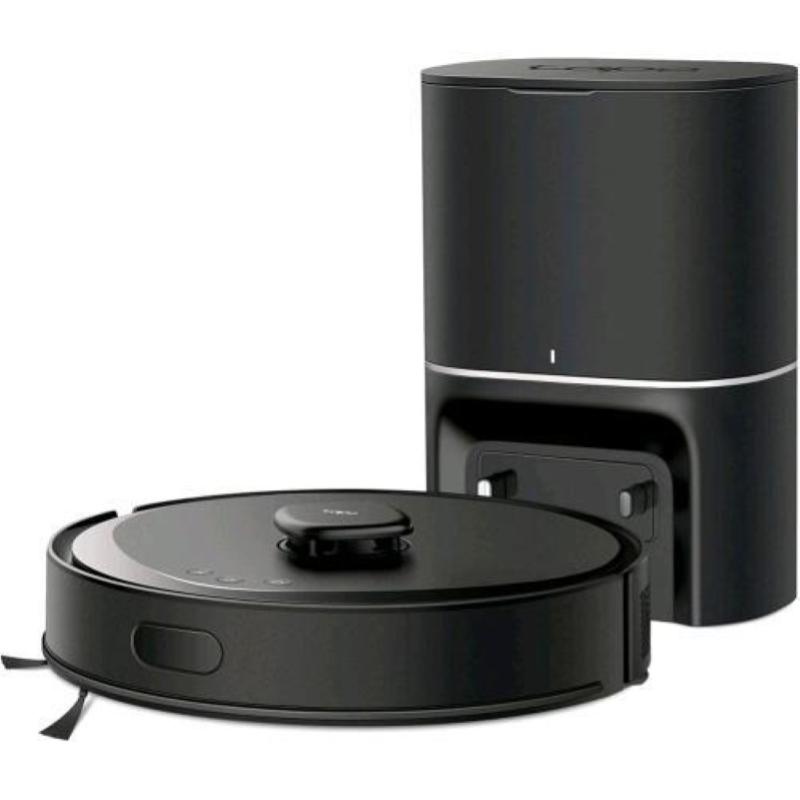 Tp-link tapo rv30 max plus robot aspirapolvere lavapavimenti wi-fi aspirazione hyper da 5300pa + dock per svuotamento automatico e ricarica nero