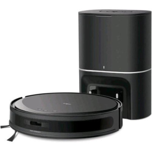 Tp-link tapo rv20 max plus robot aspirapolvere lavapavimenti magslim lidar + imu aspirazione 5300pa 2 in 1 con svuotamento automatico nero