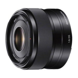 Sony sel-35f18 obiettivo a focale fissa 35 mm f1.8, mirrorless aps-c, attacco e, sel35f18