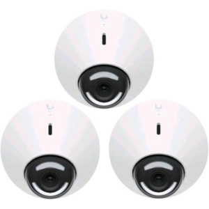 Ubiquiti uvc-g5-dome-3 videocamera ip 4mpx 2k 2688 x 1512 dome resistente ad atti vandalici ik08 e agenti atmosferici ipx4 conf 3 pz. bianco