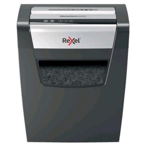 Rexel momentum x410 distruggidocumenti a frammento cestino 23lt capacita` 10 fogli col. grigio