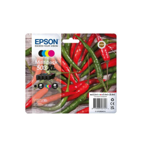 Epson 503xl cartuccia d`inchiostro 4 pz originale resa elevata (xl) nero, ciano, magenta, giallo