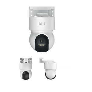 Isiwi telecamera alimentata redi on 2k pt per esterno ir led e showcolor audio bidirezionale sd ca