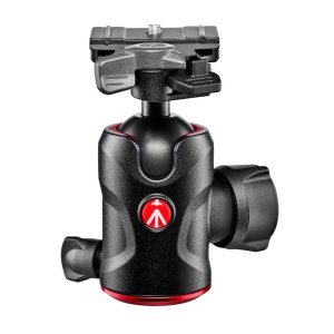 Manfrotto mh496-bh testa per treppiede nero alluminio 1/4 palla