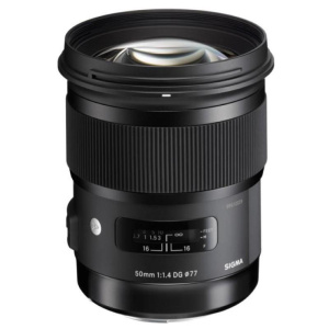 Sigma art, 50mm f1.4 dg hsm slr nero