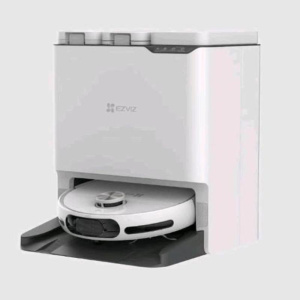 Ezviz rs20 max robot aspirapolvere lavapavimenti con stazione base autopulente anti grovigli telecamera e navigazione lds bianco