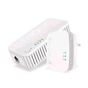 Strong powerline mini wifi 1000 duo kit di 1 adattatore powerline 1000 mini + 1 adattatore powerline wi-fi 1000 mini