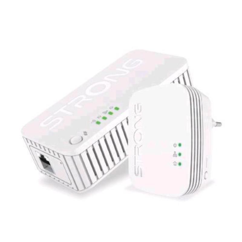 Strong powerline mini wifi 1000 duo kit di 1 adattatore powerline 1000 mini + 1 adattatore powerline wi-fi 1000 mini