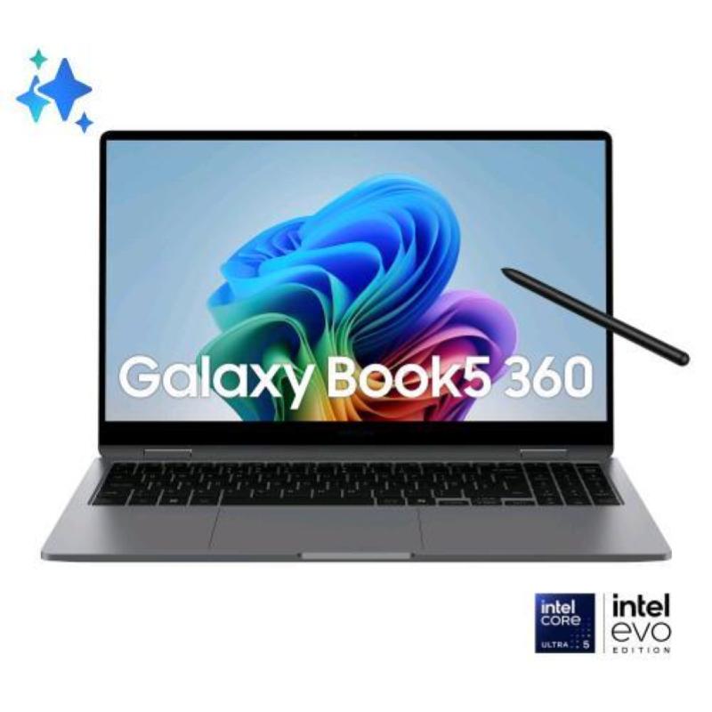 Samsung galaxy book5 360 intel core ultra 5 226v 16gb intel arc graphics 512gb 15,6 full hd touch windows 11