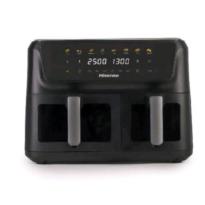 Hisense haf2700 friggitrice ad aria 11 lt 2700w doppio cestello 8 programmi controllo touch nero