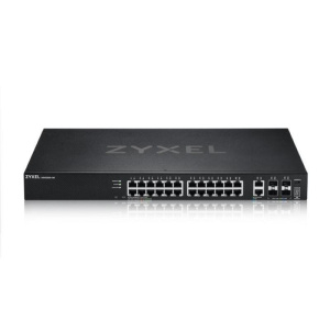 Zyxel switch managed layer 3 lite, 24x gb, 2x 10g, 4 sfp+, rack, nflex