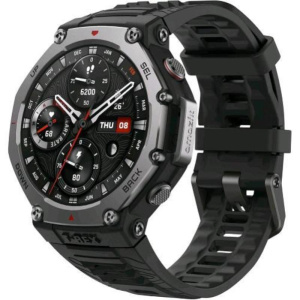Amazfit t-rex 3 outdoor smartwatch 48mm 1.5 amolded gps nfc resiste fino a 10 atm onyx black