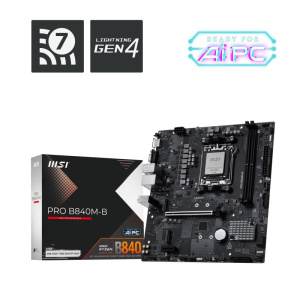 Msi pro b840m-b scheda madre amd b840 socket am5 micro atx