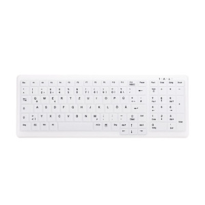 Contour design active key ak-c7000 tastiera medico rf wireless qwertz tedesco bianco