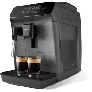 Philips 800 series ep0824/00 macchina caffè automatica, 3 bevande, montalatte, 1.8 l, macine in ceramica