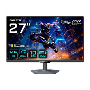 Gigabyte m27q2 qd monitor gaming 27 qhd – 2560 x 1440, 200hz, 1ms, 350 cd/m², freesync premium, display hdr400, hdmi 2.0,