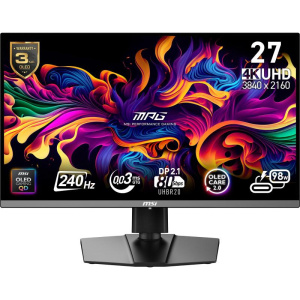 Msi mpg 272urxde qd-oled monitor pc 67,3 cm (26.5) 3840 x 2160 pixel 4k ultra hd nero