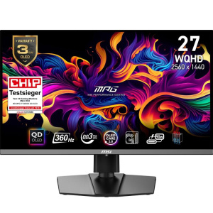 Msi mpg 271qrxde qd-oled monitor pc 67,3 cm (26.5) 2560 x 1440 pixel wide quad hd nero