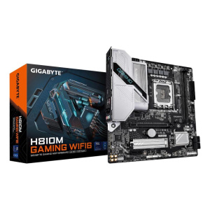 Gigabyte h810m gaming wifi6 scheda madre – cpu intel core ultra (serie 2), vrm a 4+1+2 fasi, fino a 6400 mhz ddr5, 1xpcie 4.0