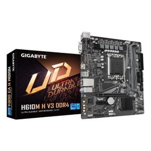 Gigabyte h610m h v3 ddr4 scheda madre – supporta processori intel core 14th cpus, 4+1+1 hybrid phases digital vrm, up to