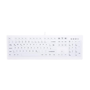 Cherry ak-c8100f-uvs-w/ge tastiera medico usb qwertz tedesco bianco