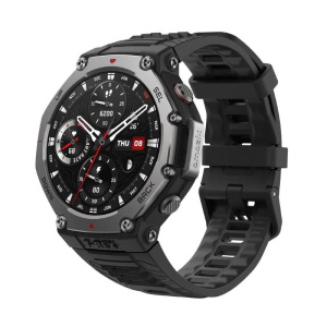 Amazfit t-rex 3 3,81 cm (1.5) amoled 48.5 mm digitale 480 x 480 pixel touch screen nero wi-fi gps (satellitare)