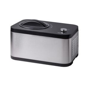 Unold 48826 eismaschine & joghurtbereiter eva gelatiera compressore 1,5 l 120 w nero, acciaio inox