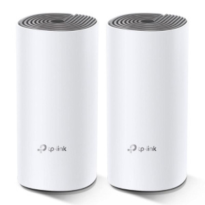 Tp-link deco e4 (2-pack) dual-band (2.4 ghz/5 ghz) wi-fi 5 (802.11ac) bianco, grigio interno