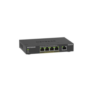 Netgear gs305pv3 non gestito gigabit ethernet (10/100/1000) supporto power over ethernet (poe) nero