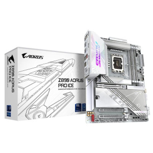Gigabyte z890 aorus pro ice scheda madre – supporta cpu intel core ultra (serie 2), vrm a 16+1+2 fasi, fino a 9500mhz ddr5