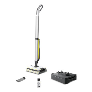 Kärcher fc 7 cordless scopa elettrica batteria bagnato senza sacchetto nero, bianco, giallo 2,85 ah