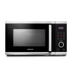 Medion md 11499 superficie piana microonde combinato 25 l 900 w nero, acciaio inossidabile