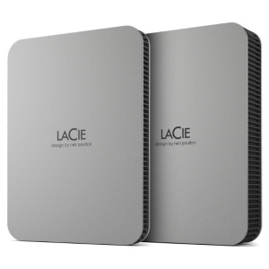 Lacie mobile drive (2022) disco rigido esterno 4 tb argento
