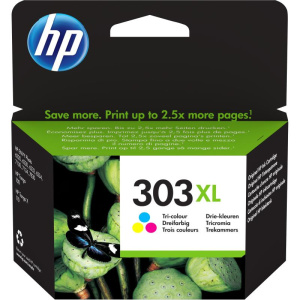 Hp cartuccia di inchiostro in tricromia originale ad alta capacità 303xl