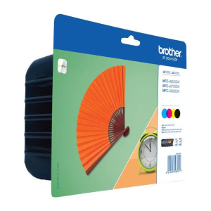 Brother lc-129xlvalbpdr cartuccia d`inchiostro 4 pz originale nero, ciano, magenta, giallo