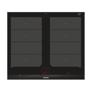 Siemens ex675lxc1e piano cottura nero, acciaio inossidabile da incasso piano cottura a induzione 4 fornello(i)