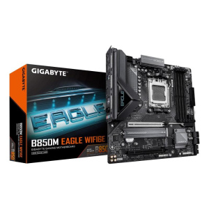 Gigabyte b850m eagle wifi6e scheda madre – cpu amd ryzen serie 9000, vrm digitale 8+2+2 fasi, fino a 8200mhz ddr5 (oc), 1xpcie
