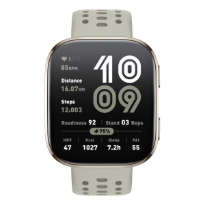 Amazfit bip 6 stone 5 cm (1.97) amoled digitale 390 x 450 pixel touch screen oro gps (satellitare)