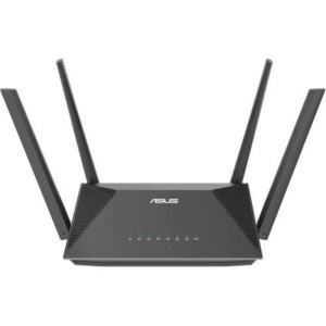 Asus rt-ax52 pro (ax3000) router estensibile dual band wifi 6 dotato di instant guard e dei parental control vpn integrata compatibile con aimesh adatto per gaming e streaming smart home nero