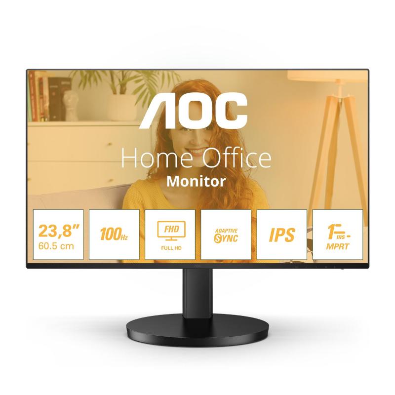 Aoc 24b3ha2 monitor pc 60,5 cm (23.8) 1920 x 1080 pixel full hd led nero