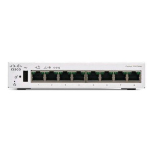 Cisco catalyst 1200-8t-d switch gestito l3 – 8 x 10/100/1000 – poe (67 w) desktop bianco