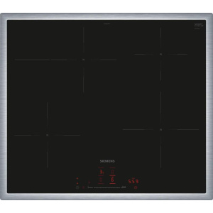 Siemens iq300 eh645hfb1e piano cottura nero da incasso 60 cm piano cottura a induzione 4 fornello(i)