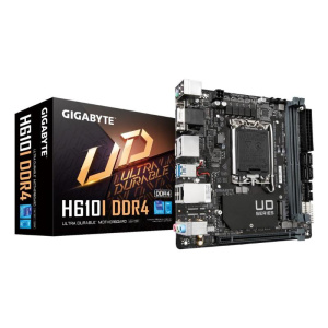 Gigabyte h610i ddr4 scheda madre – supporta processori intel core 14th cpus, 4+1+1 hybrid digital vrm, up to 3200mhz ddr4,