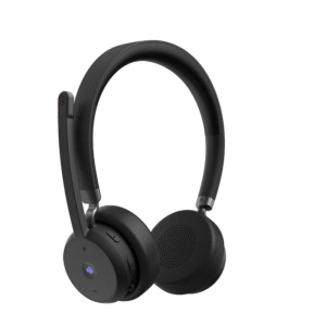 Lenovo wireless voip headset auricolare a padiglione ufficio bluetooth nero