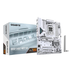 Gigabyte b850 eagle wifi7 ice scheda madre – cpu amd ryzen serie 9000, vrm digitale a 8+2+2 fasi, fino a 8200 mhz ddr5 (o.c.),
