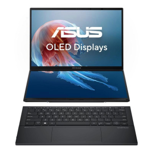 Asus zenbook duo ux8406ca-pz195x intel core ultra 9 285h ibrido (2 in 1) 35,6 cm (14) touch screen 3k 32 gb lpddr5x-sdram 2 tb